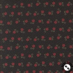 Moda A Vintage Christmas Cactus Black Moda A Vintage Christmas Cactus Black