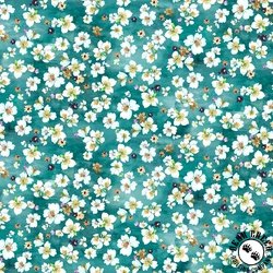 Michael Miller Fabrics Flower Lake Bloom Marine Michael Miller Fabrics Flower Lake Bloom Marine