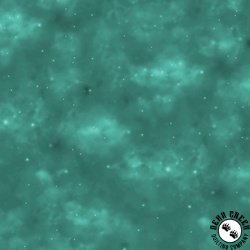 Clothworks Unicorn Magic Stars Teal