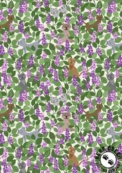 Lewis and Irene Fabrics Purrfect Book Club Catnip Multi on Cream Lewis and Irene Fabrics Purrfect Book Club Catnip Multi on Cream