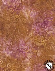 Wilmington Prints Oasis Batik Floral Swirls Orange/Multi Wilmington Prints Oasis Batik Floral Swirls Orange/Multi