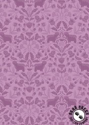 Lewis and Irene Fabrics Highlands Motif Warm Heather