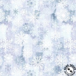 Studio E Fabrics Snowburst 108 Inch Wide Backing Fabric Snowflake Toss Enchanted