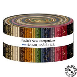 Paula's New Companions Strip Roll by Marcus Fabrics
