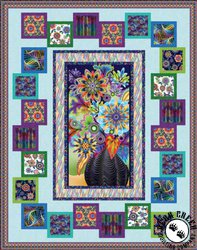 Fractal Flowers I Free Quilt Pattern