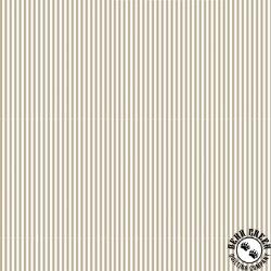 Clothworks Sandy Toes Stripe Taupe