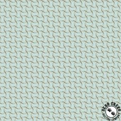 Andover Fabrics Sewing Bird Ribbon Weave Adriatic