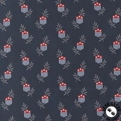 Moda American Gatherings III Star Shield Navy