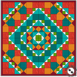 Luau Feast Quilt Pattern - PDF DOWNLOAD
