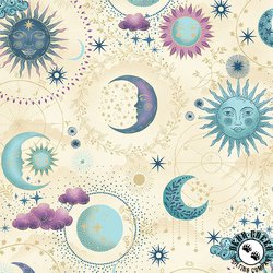 Andover Fabrics Luna Cosmos Cream