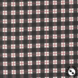 Moda Winter Friends Winter Plaid Charcoal Black Moda Winter Friends Winter Plaid Charcoal Black