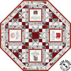 Hot Cocoa Bar Table Topper Free Quilt Pattern