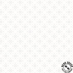 Blank Quilting Morning Mist IX White on White X's in Formation