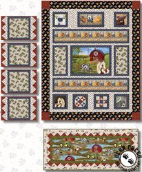 Down on the Farm Free Table Set Quilt Pattern