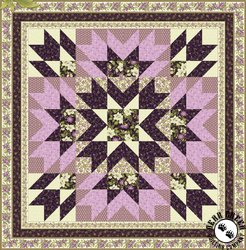 Ribbon Floral Blossoming Stars Free Quilt Pattern by Benartex