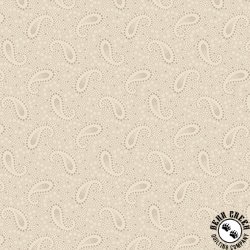 Marcus Fabrics Flower Garden Paisley Cream Marcus Fabrics Flower Garden Paisley Cream