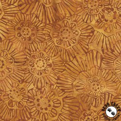 Anthology Fabrics Etch Batik Brown Sugar