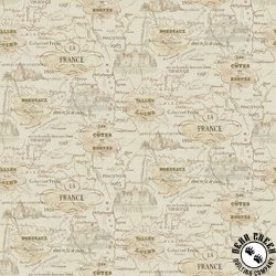 Clothworks Wine Tasting Map Butter