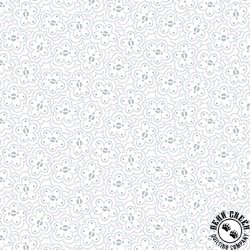 Henry Glass Quilters Flour VI Dotted Flowers White on White Henry Glass Quilters Flour VI Dotted Flowers White on White