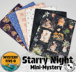 Mystery Five-0 M50 Mini Mystery Fat Quarter Bundle - HUNNY BUNNY