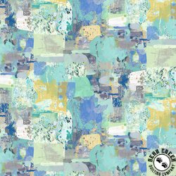 Clothworks Painter's Joy Patchwork Multi Color