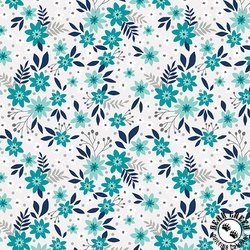 Benartex Among the Wildflowers II Primrose Ice Benartex Among the Wildflowers II Primrose Ice