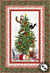 Meowy Christmas Whiskers and Ribbons Free Quilt Pattern