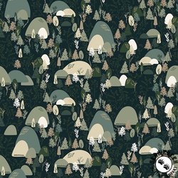 Riley Blake Designs Let's Wander Mountain Music Navy Riley Blake Designs Let's Wander Mountain Music Navy