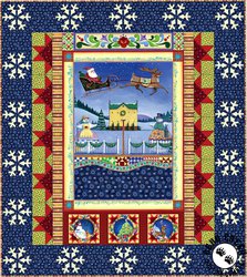 A Quilter's Christmas Village Free Quilt Pattern