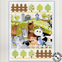 Barnyard Blues Open Gate Free Quilt Pattern