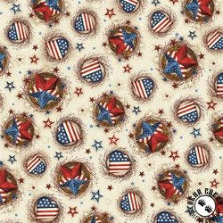 P&B Textiles Love and Glory Wreath Toss Cream