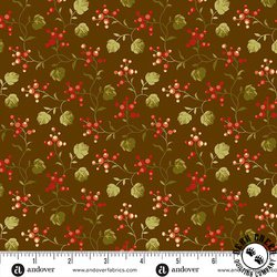 Andover Fabrics Autumn Woods Bittersweet Brown