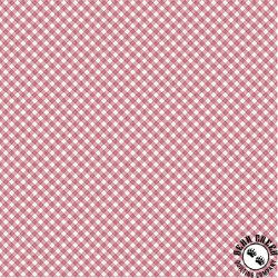 Clothworks Audrey Diagonal Plaid Pink