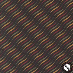 Moda A Vintage Christmas Candy Stripe Black Moda A Vintage Christmas Candy Stripe Black