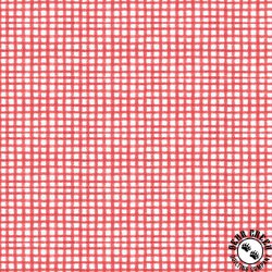 P&B Textiles Frost and Fable Sketchy Check Red/White