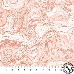 Northcott Midas Touch Wave Texture Rose