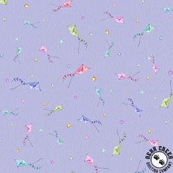 P&B Textiles Whiskerville Kite Toss Violet P&B Textiles Whiskerville Kite Toss Violet