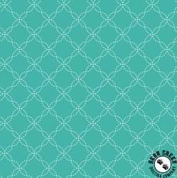 Maywood Studio Kimberbell Basics Lattice Teal Maywood Studio Kimberbell Basics Lattice Teal