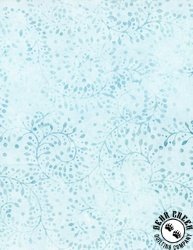 Wilmington Prints Candy Crush Batiks Curling Leaves Light Blue Wilmington Prints Candy Crush Batiks Curling Leaves Light Blue