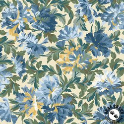 Maywood Studio Willoughby Packed Floral Cream