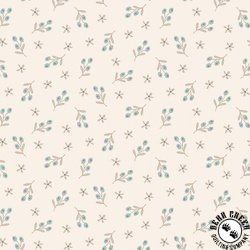 Henry Glass Simply Charming Flower Bouquets Cream Blue