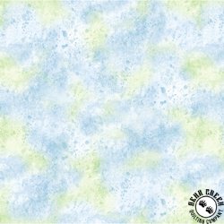 P&B Textiles Barnyard Babies Soft Splatter Texture Blue/Green