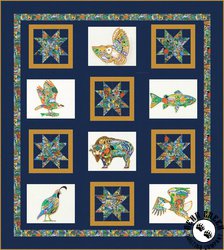 Animal Spirits - Spirit Stars Free Quilt Pattern Animal Spirits - Spirit Stars Free Quilt Pattern