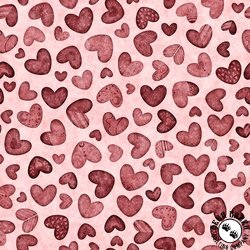 QT Fabrics Hearts and Hugs Hearts Pink QT Fabrics Hearts and Hugs Hearts Pink