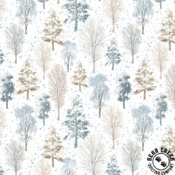 Blank Quilting Winter Whispers Winter Trees White Blank Quilting Winter Whispers Winter Trees White
