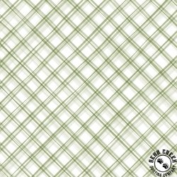 P&B Textiles Country Poetry Hand Drawn Gingham White/Green P&B Textiles Country Poetry Hand Drawn Gingham White/Green