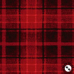 Maywood Studio Holly Jolly Flannel Big Plaid Red