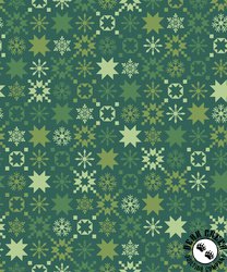 Maywood Studio Kimberbell A Quilty Little Christmas Snowflake Green