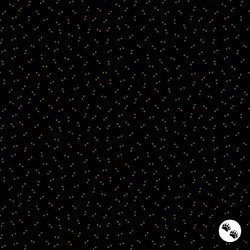 Andover Fabrics Espresso Double Dot Black