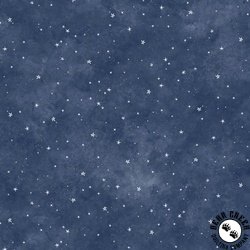 P&B Textiles Celestial Seasons Starry Sky Dark Blue P&B Textiles Celestial Seasons Starry Sky Dark Blue
